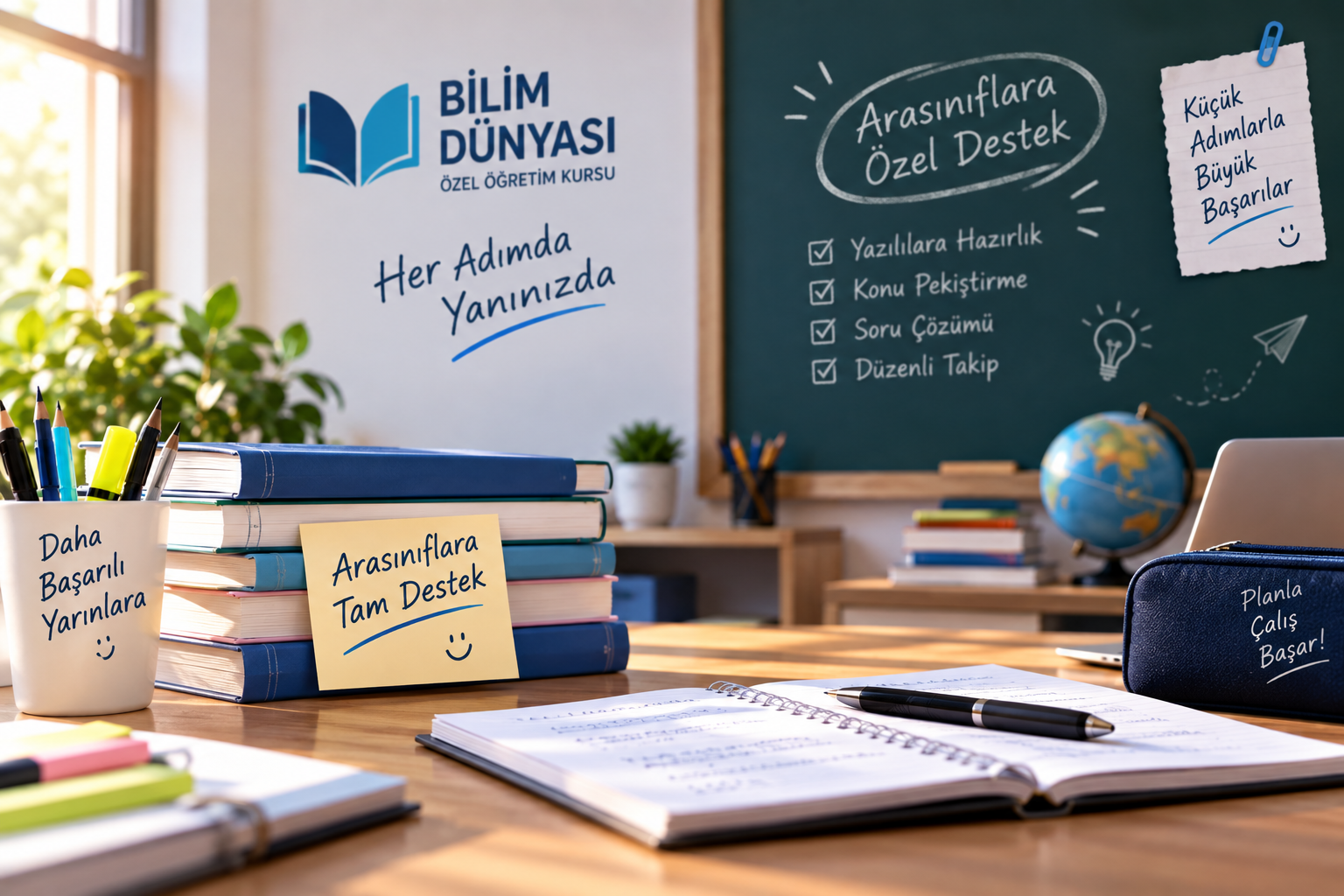 Bilim Dünyası öğrencileri